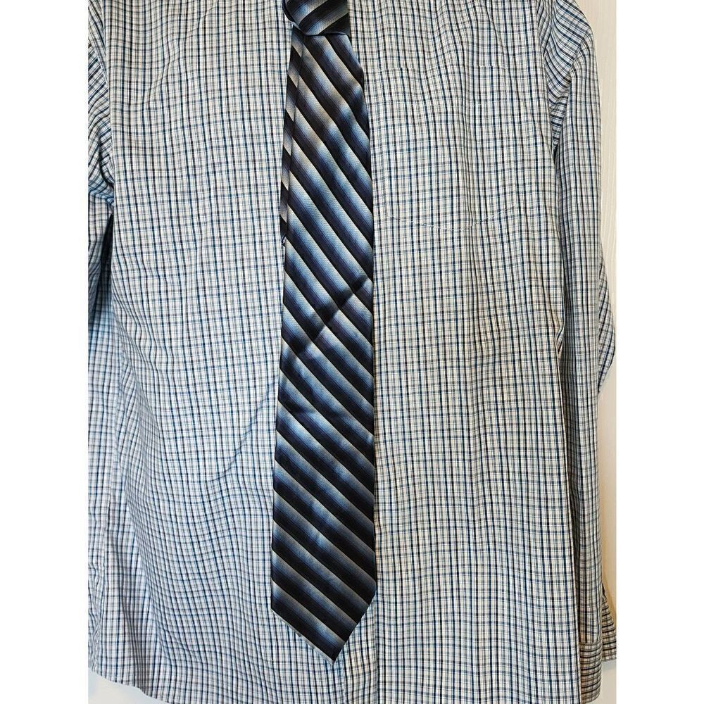 Arrow Blue Stiped Tie